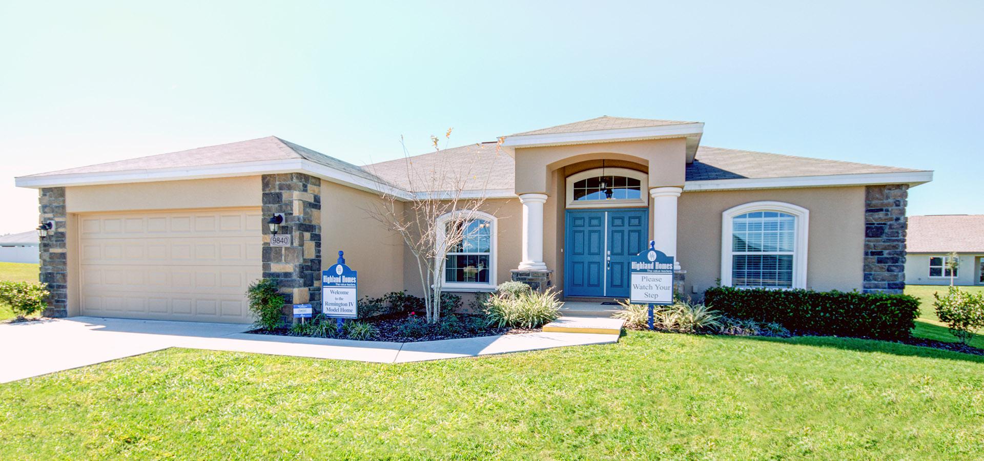 The Remington IV by Highland Homes a new home in Ocala, FL at Forest